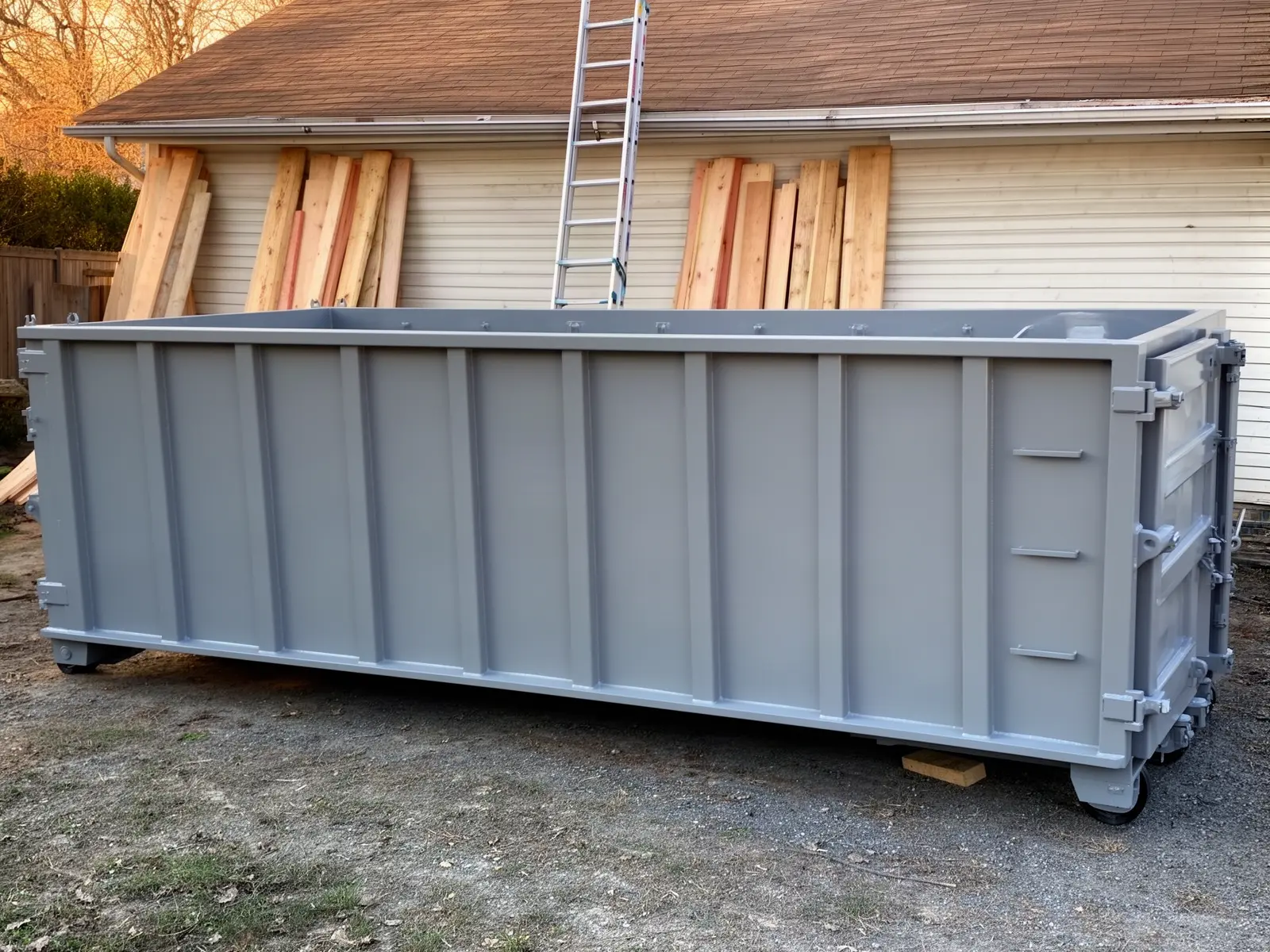 Roll-off dumpster from Olivares Dumpster Rental in San Marcos, CA